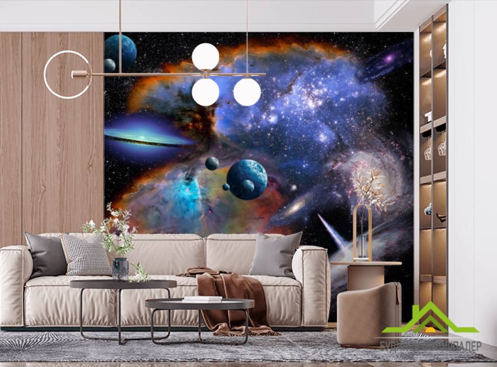 выбрать Фотошпалери галактики Фотошпалери Космос на стіну