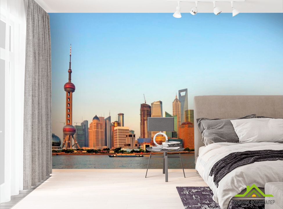 выбрать Фотошпалери Місто, вода Фотошпалери Сучасний місто на стіну