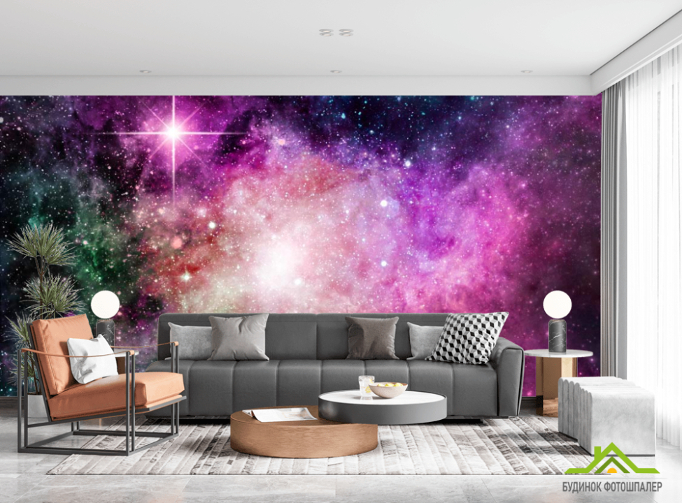 выбрать Фотошпалери Фіолетова туманність Фотошпалери Космос на стіну
