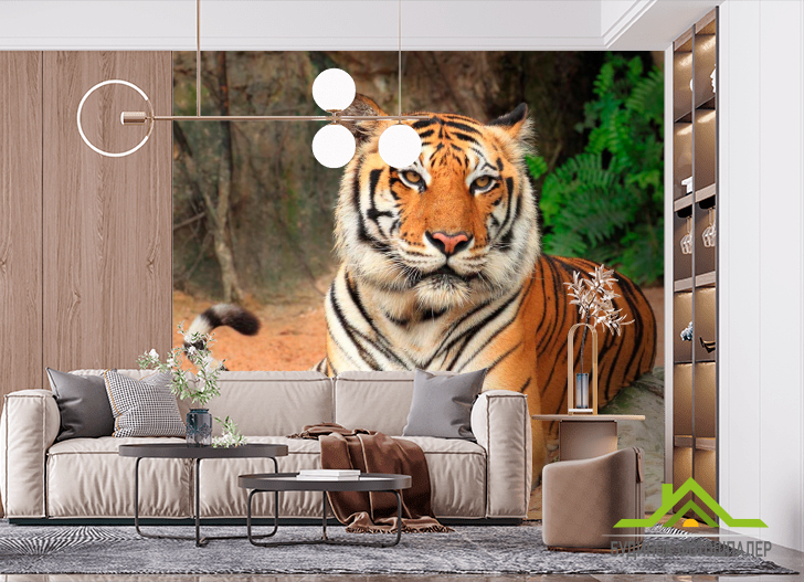 Фотообои Тигр на отдыхе