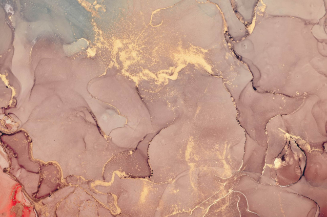 Фотошпалери Коричневий Fluid art