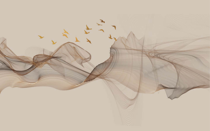 Фотообои Коричневая абстракция