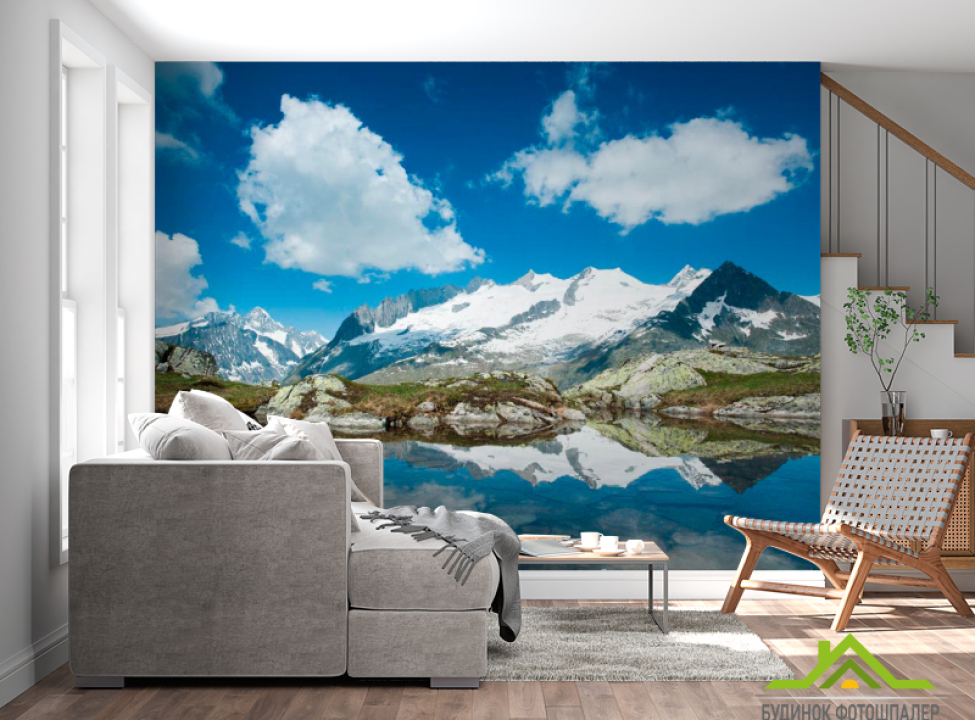 выбрать Фотообои Снег, горы, тучи Фотообои Горы на стену