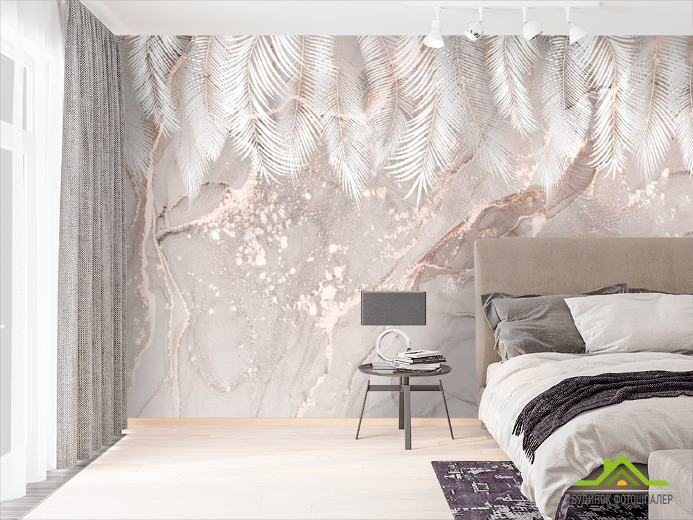 Фотошпалери флюїд і листя