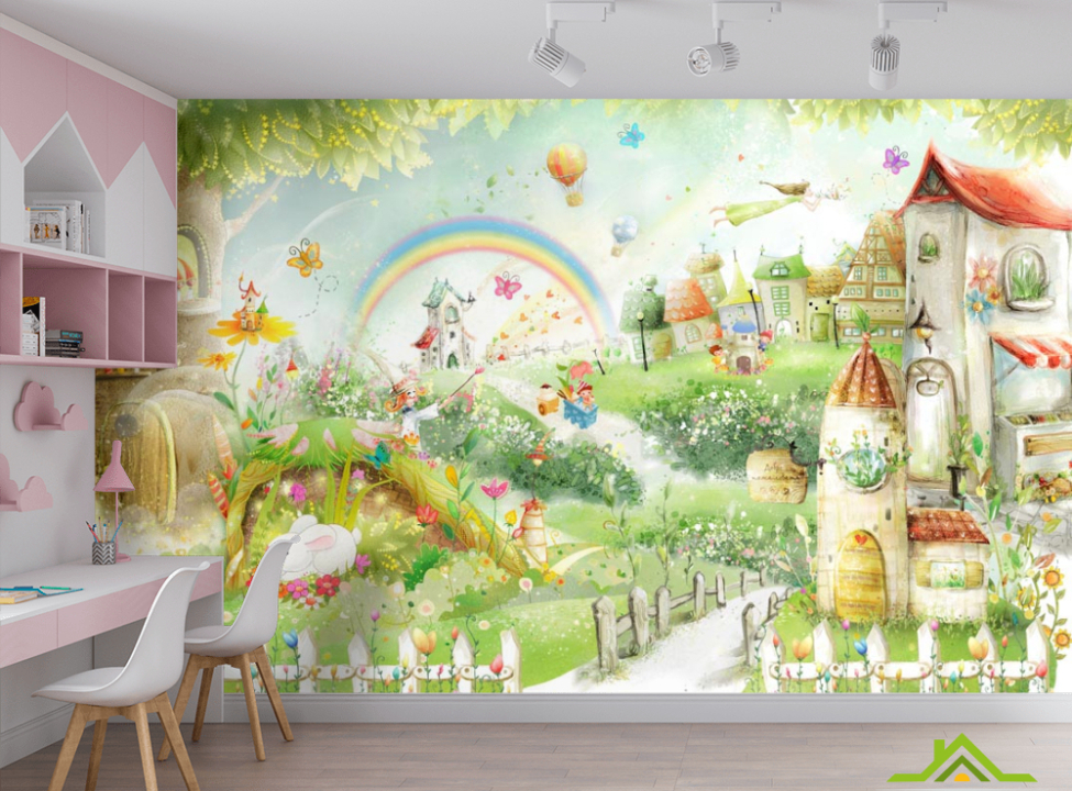 выбрать Фотообои Волшебный город Фотообои Домики на стену