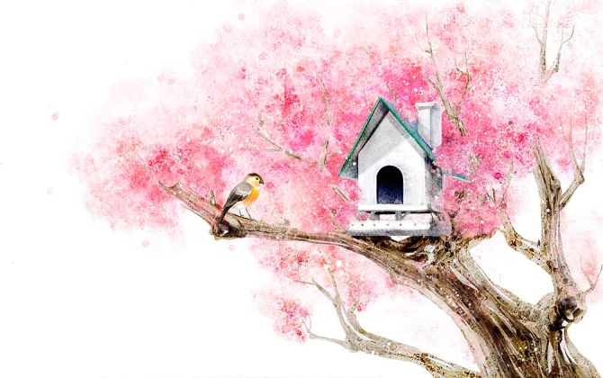 Фотообои Скворешник