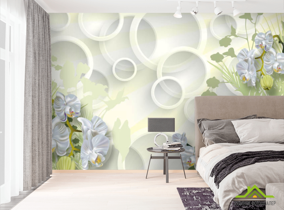 выбрать Фотошпалери квіти і кола 3д Фотошпалери різні на стіну