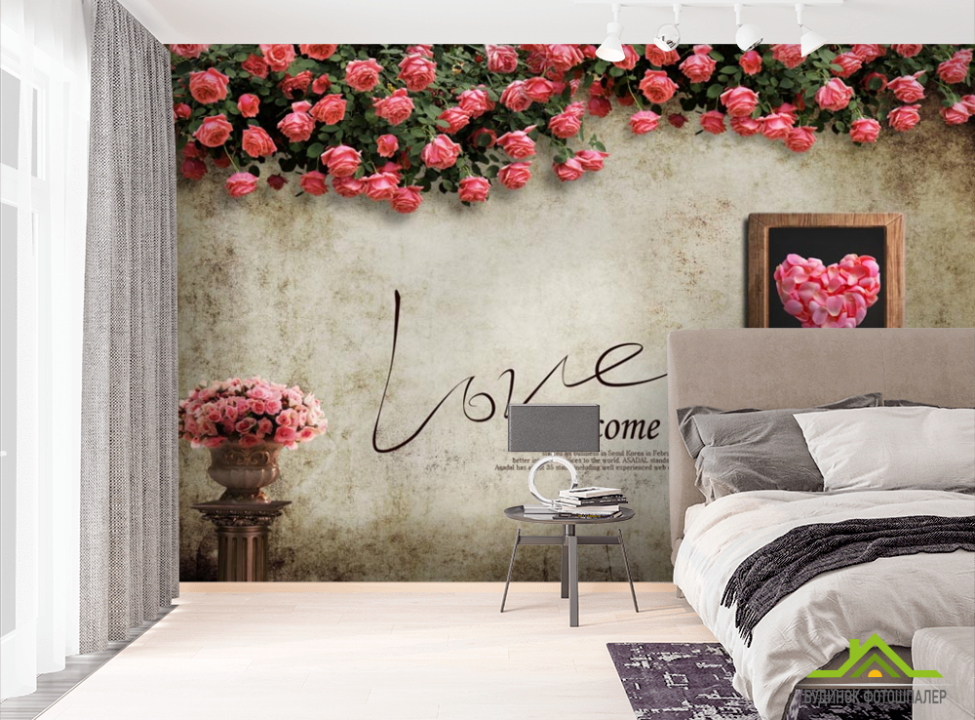 выбрать Фотошпалери Квіткова стіна Фотошпалери Квіти на стіну