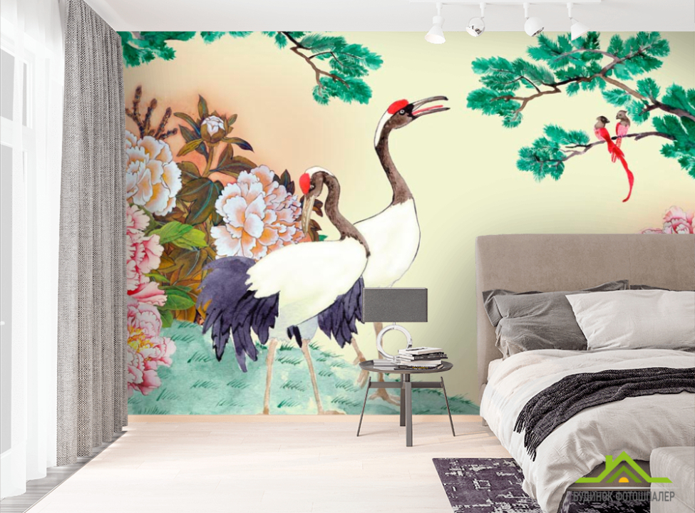 выбрать Фотошпалери Журавлі Ексклюзивні фотошпалери на стіну