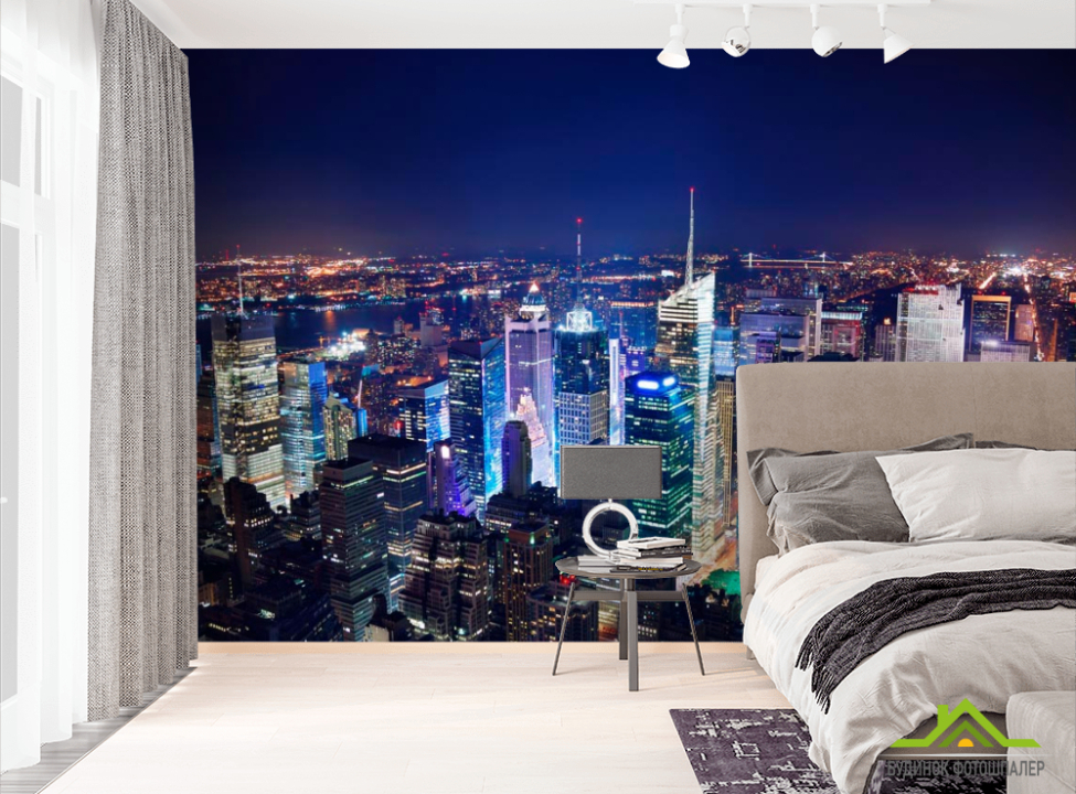 выбрать Фотошпалери Ніч місто Фотошпалери Сучасний місто на стіну