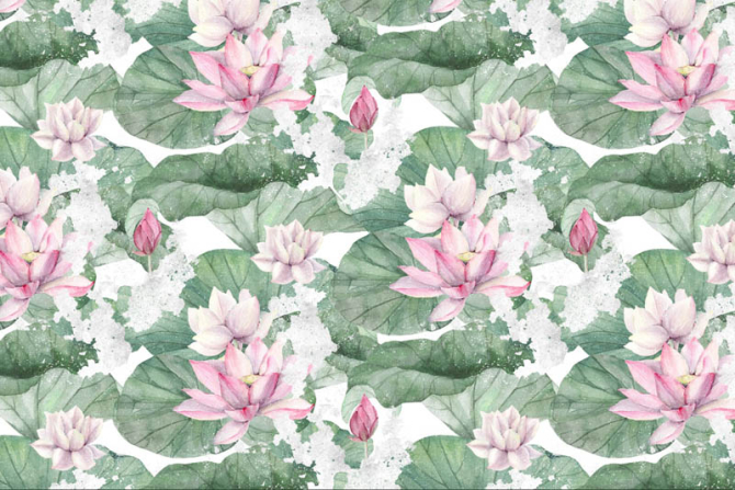 Фотошпалери Дизайнесркие лотоси