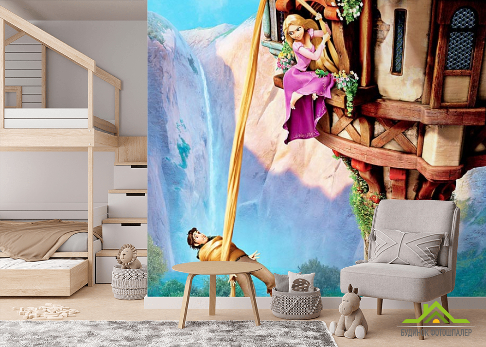 Фотообои Рапунсель и башня