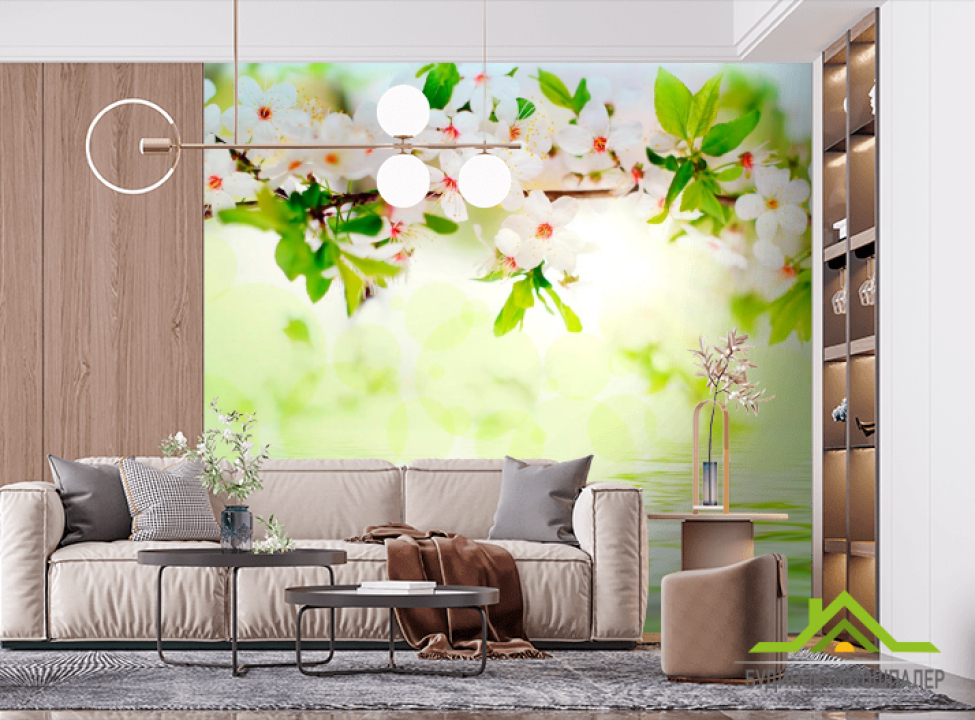 выбрать Фотообои Персиковые цветы Фотообои Цветы на стену