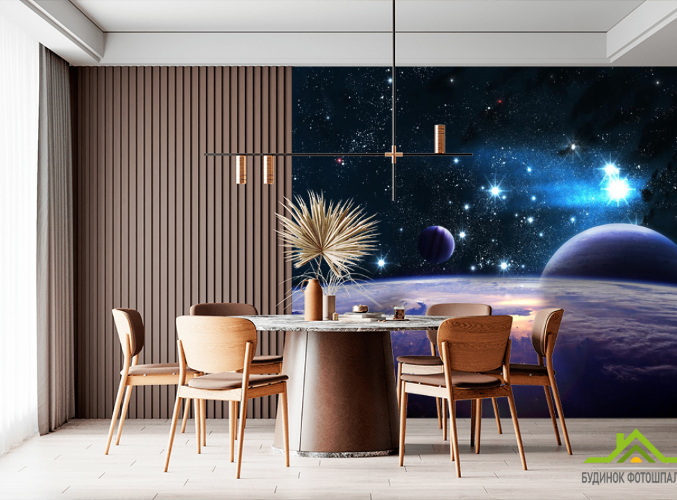 выбрать Фотообои Земля из космоса и планеты Фотообои Космос на стену