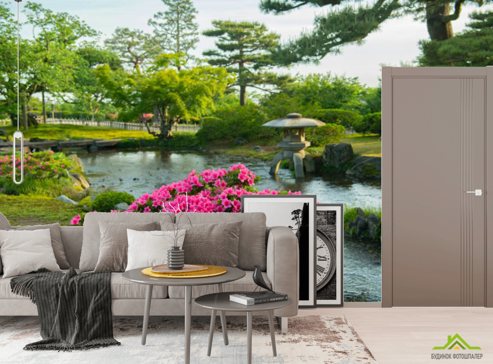 выбрать Фотообои Японский сад Фотообои в коридор и прихожую на стену