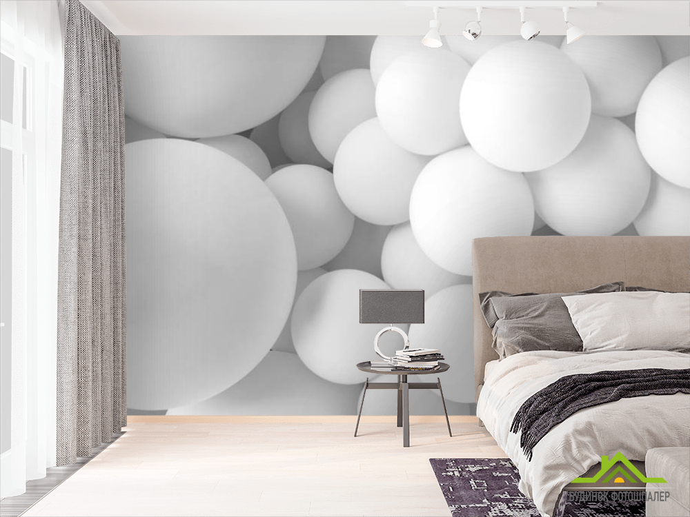 Фотообои 3д шары