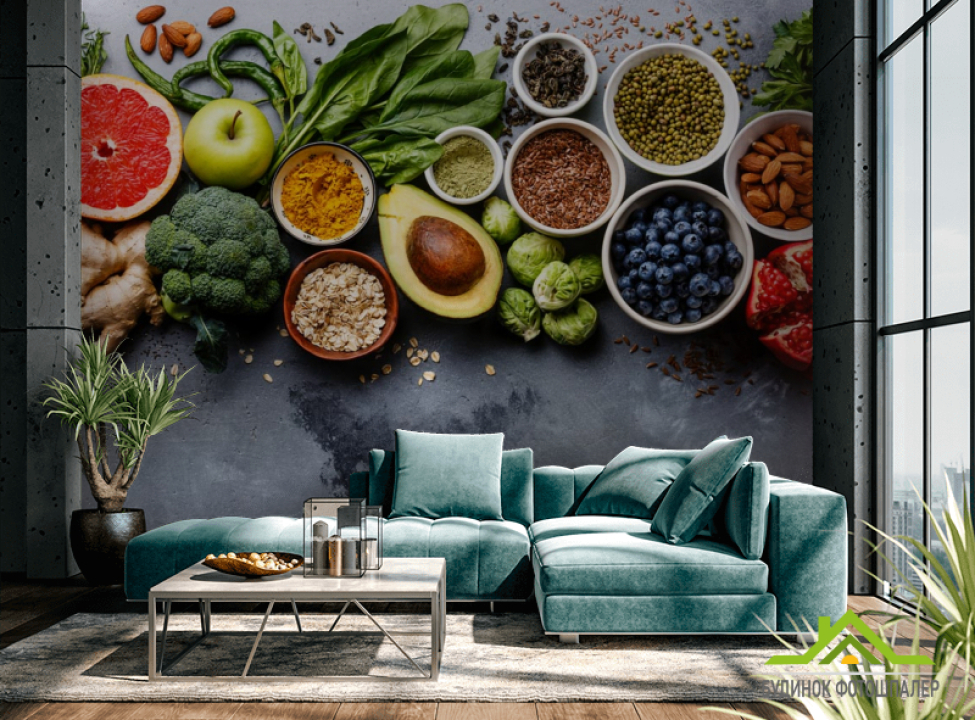 выбрать Фотообои фрукты и овощи Фотообои Еда и напитки на стену