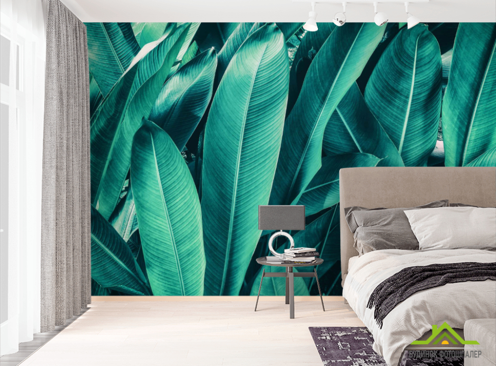 выбрать Фотообои Банановые листья Фотообои тропические листья на стену