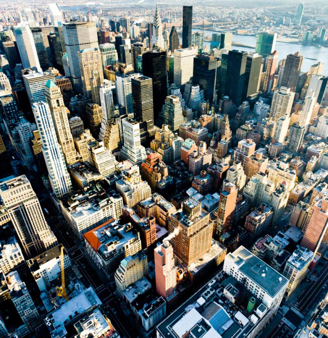 Фотошпалери Місто Нью-Йорк з висоти