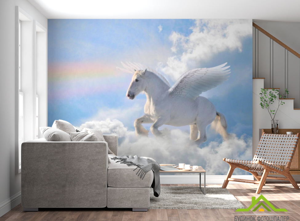 выбрать Фотообои Летающий пегас Фотообои Лошади на стену