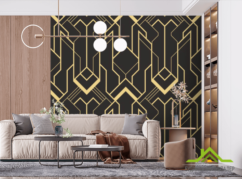 выбрать Фотообои золотые узоры Фотообои Хай Тек на стену