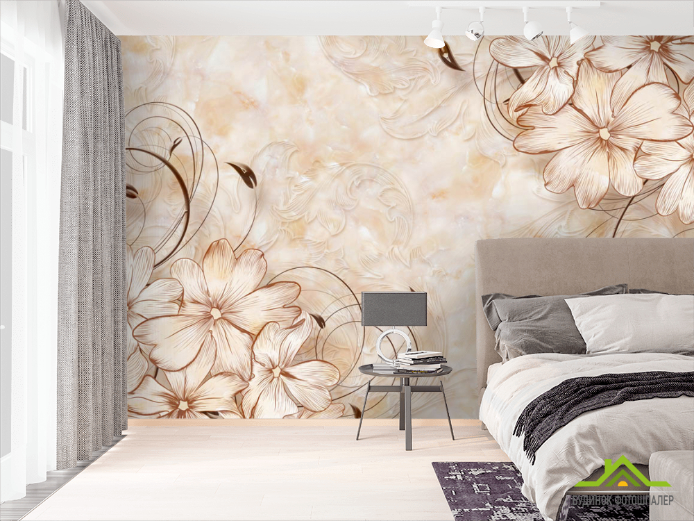 Фотообои Векторные цветы