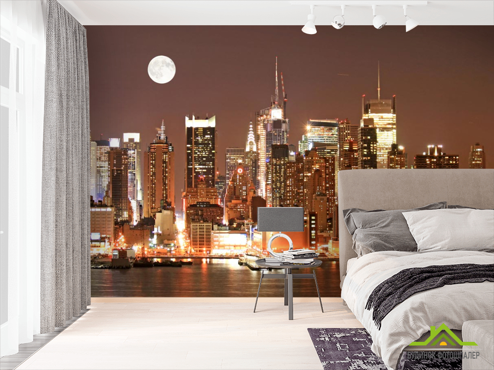 Фотообои ночной город