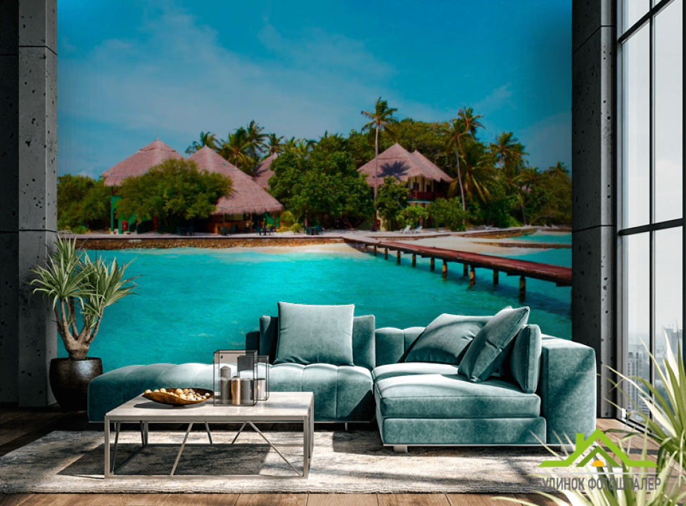 выбрать Фотообои Мальдивские острова Фотообои мальдивы на стену