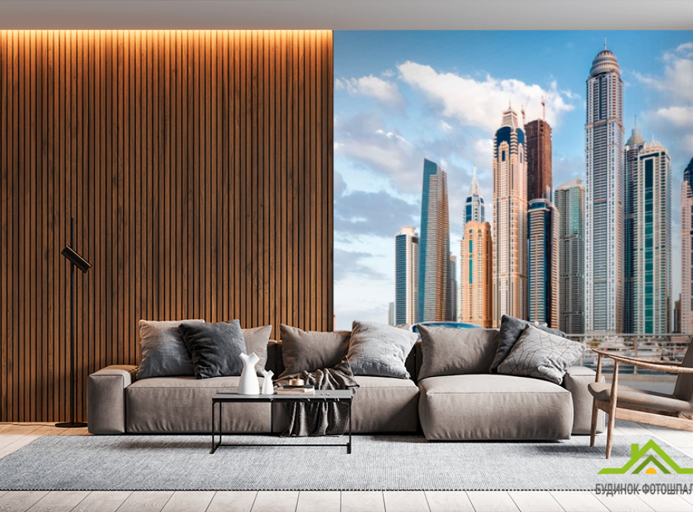 выбрать Фотошпалери Porsche на тлі міста Фотошпалери Транспорт на стіну