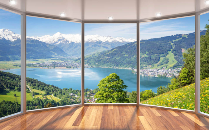 Фотообои Вид из окна