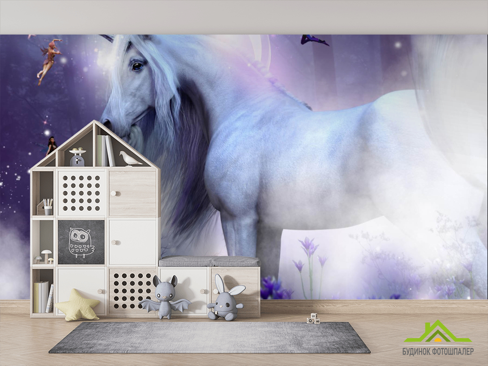 Фотошпалери казковий єдиноріг