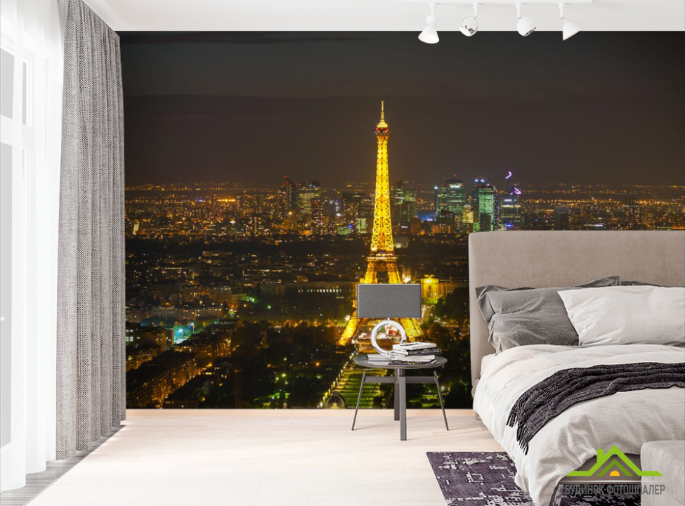 выбрать Фотошпалери нічний Париж Фотошпалери Париж на стіну