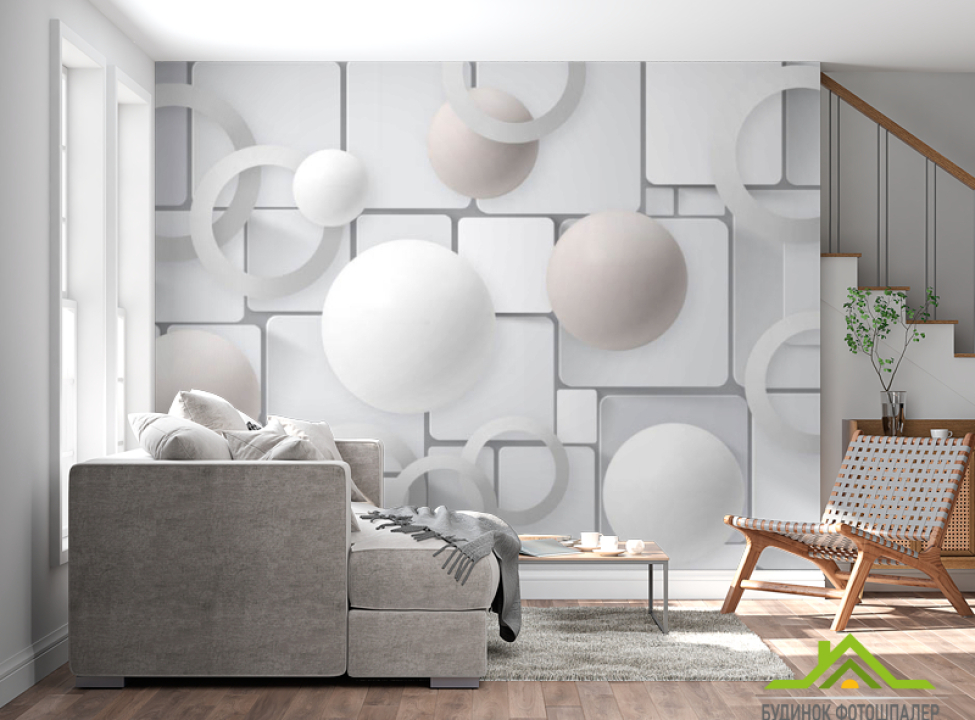 выбрать Фотошпалери 3Д кулі Фотошпалери різні на стіну