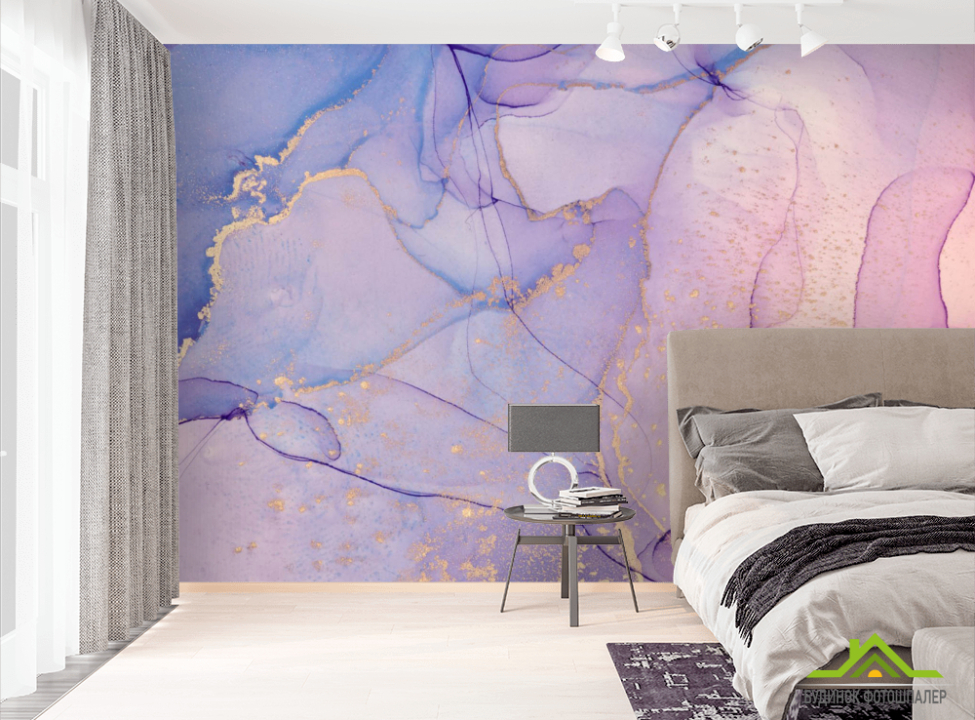 выбрать Фотошпалери рожево-фіолетовий Fluid art Фотошпалери Fluid art на стіну