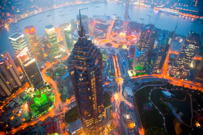 Фотошпалери Висотки і вогні