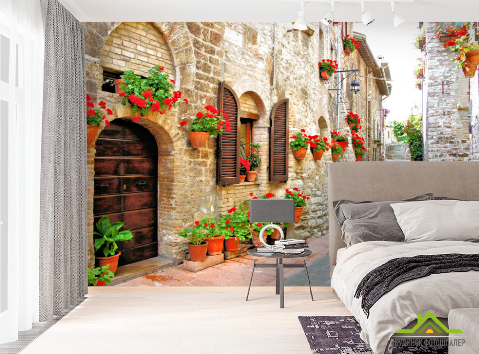 выбрать Фотошпалери Старовинна вуличка  на стіну