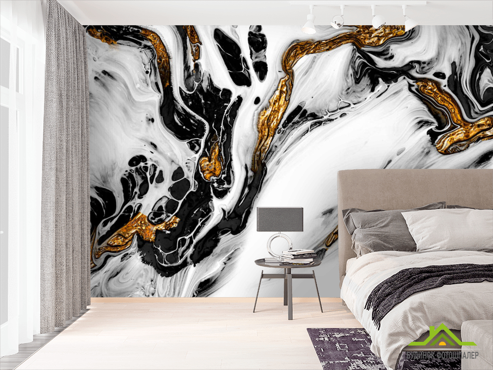Фотошпалери Мармуровий флюїд