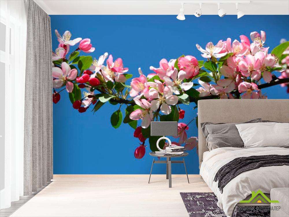 Фотообои Черешня цветущая