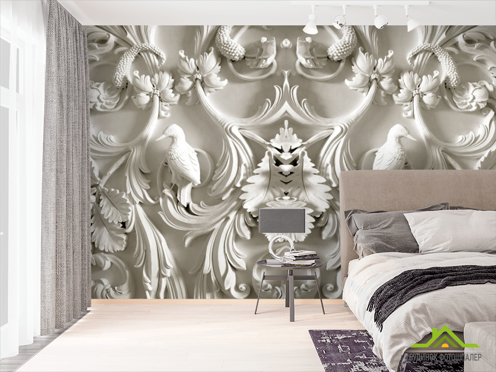 Фотообои Гипсовый барельеф