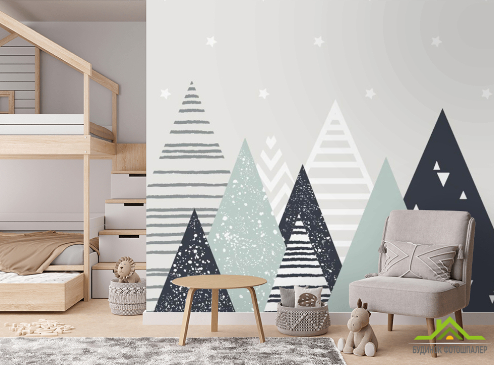выбрать Фотообои Скандинавские горы Фотообои в детскую на стену