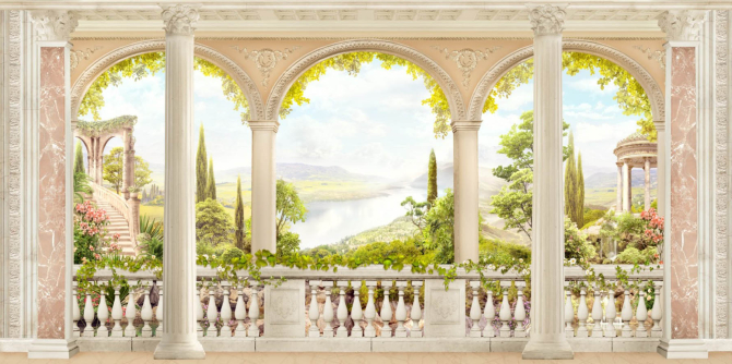 Фотошпалери Фреска