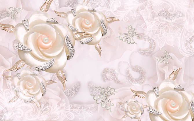 Фотошпалери Зд брошки