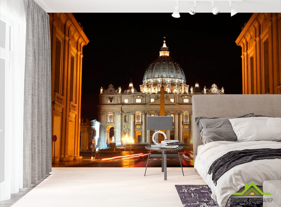 выбрать Фотошпалери Нічний Ватикан Фотошпалери Рим на стіну