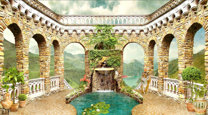 Фотошпалери Фреска