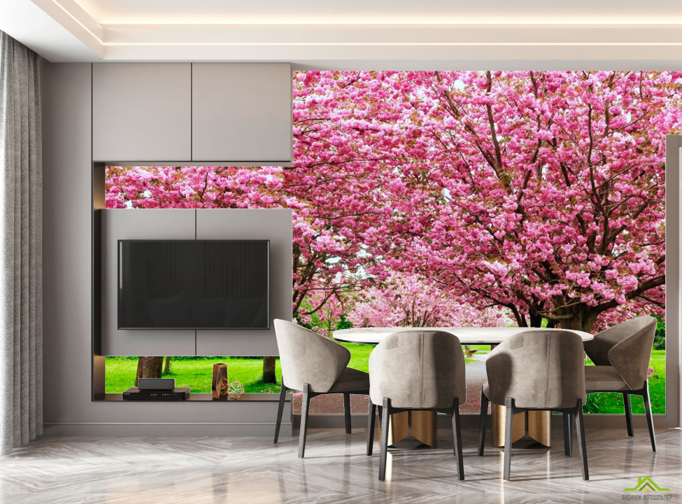 выбрать Фотошпалери Сакура Фотообої на кухню на стіну