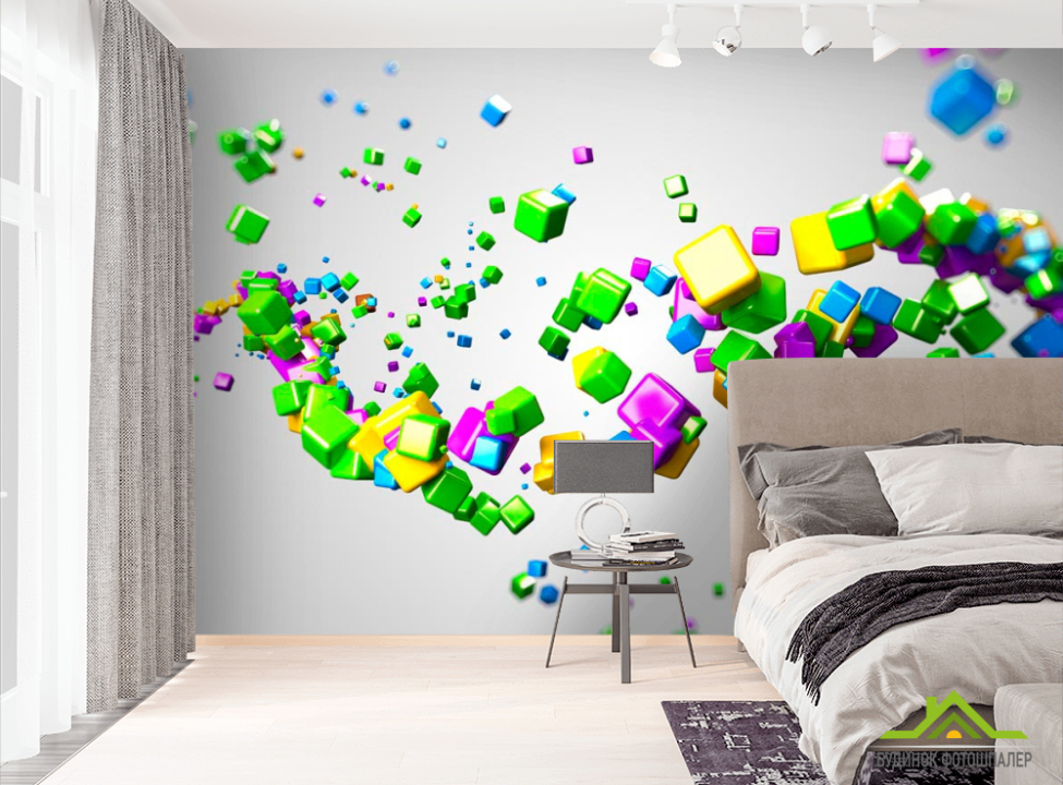 выбрать Фотообои Кубы Фотообои Геометрия на стену