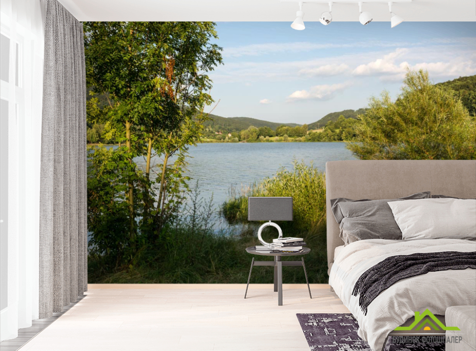 выбрать Фотошпалери на березі річки Фотошпалери Природа на стіну