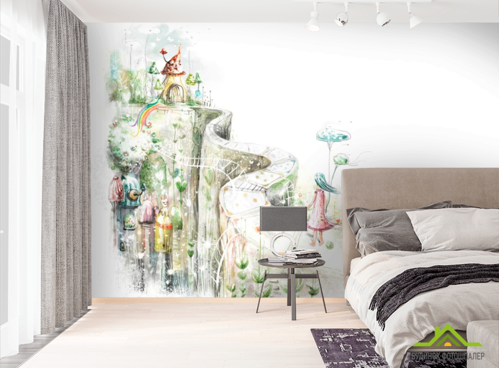 выбрать Фотошпалери Казкова стежка Фотошпалери Ілюстрації на стіну