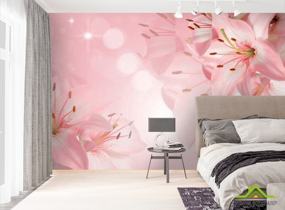 выбрать Фотошпалери Лілії 3д Фотошпалери Квіти на стіну