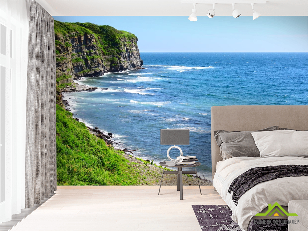 Фотообои Морской берег и скалы
